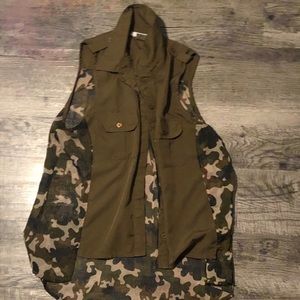 Camouflage Vest Size Medium